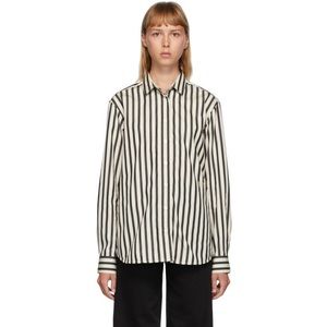 Toteme Black & white stripe signature button down